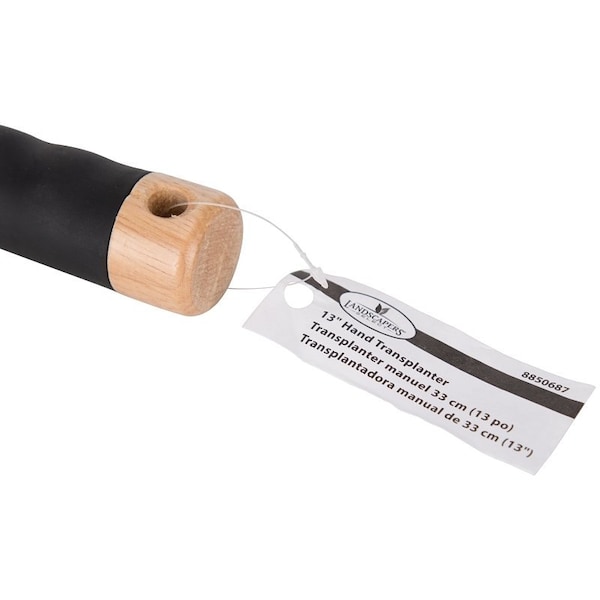 Landscapers Select Garden/Transplanting Trowel, 6-1/4 in L Blade, 2 in W Blade, Aluminum Blade, Wood Handle - GT945B