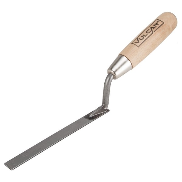 Vulcan Tuck Pointing Trowel, 6 in L, Steel, Ergonomic Handle - 16562