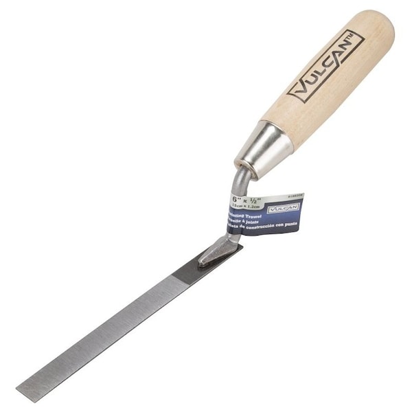 Vulcan Tuck Pointing Trowel, 6 in L, Steel, Ergonomic Handle - 16562