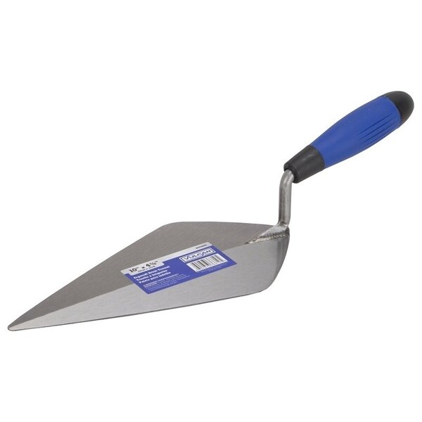 Vulcan Brick Trowel, 10 in L Blade, 4.875 in W Blade, HCS Blade - 36610