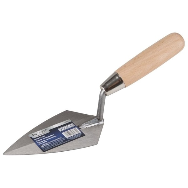 Vulcan Brick Trowel, 5.5 in L Blade, 2.75 in W Blade, Steel Blade, Ergonomic Handle - DYT71223L