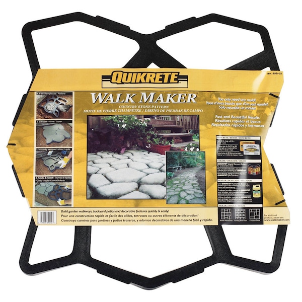 Quikrete Quikrete Walk Maker Recycled Plastic Concrete Stone Pattern Form 2 ft. W X 2 ft. L X 24 in. D - 6921-32