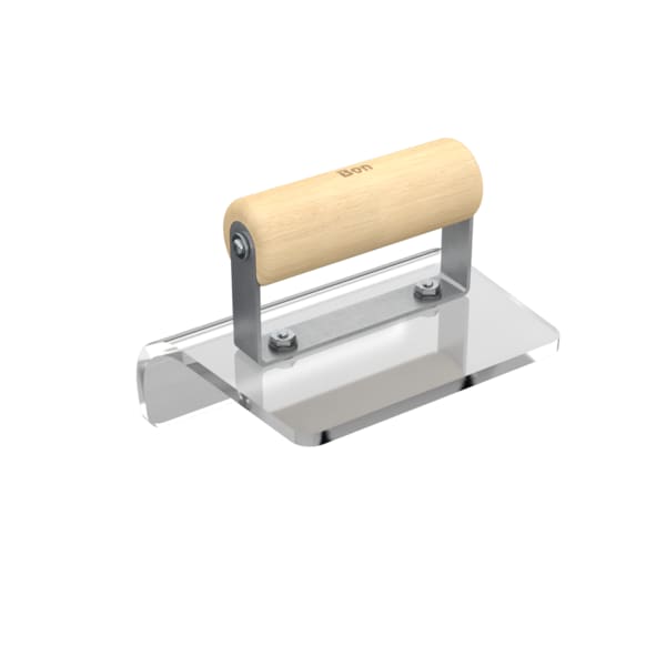 Bon Tool Step Tool, Plex Outside 6" X 5", 1 1/2" Radius Wood Handle - 12-694