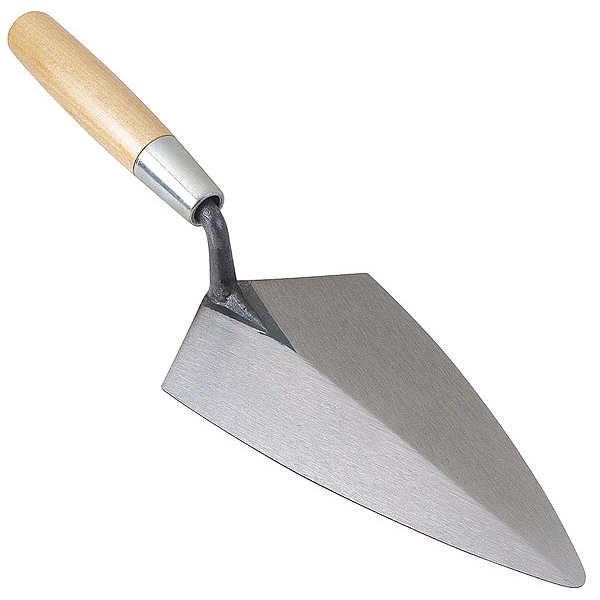 Kraft Tool Brick Trowel, 10in L, Steel - BL750