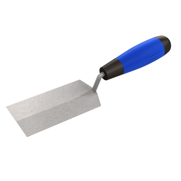 Bon Tool Margin Trowel, Carbon Steel 6" X 2" Comfort Grip Handle - 11-933