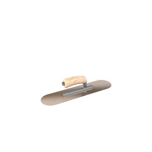 Steel City Trowels By Bon Bon 66-103 Pool Trowel, Golden Stainless, 10 X 3, Wood - 66-103