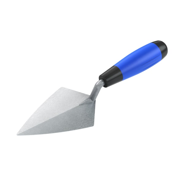 Bon Tool Pointing Trowel, Carbon Steel 6" X 2 3/4" Comfort Grip Handle - 11-754