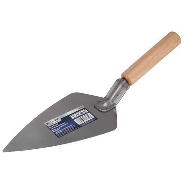 Vulcan Masonry Trowel, 7-1/2 in L Blade, 3.75 in W Blade, Comfort Grip Handle - PT-120253L