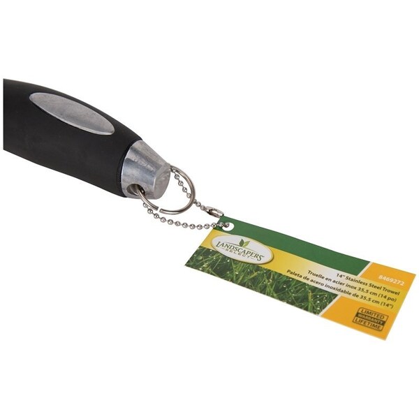 Landscapers Select Garden/Transplanting Trowel, 6 in L Blade, 3-1/2 in W Blade, Stainless Steel Blade - GT930AS