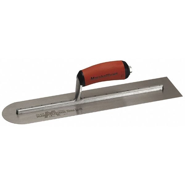 Marshalltown Finishing Trowel, Round End, 16 x 4 In - MXS66RED