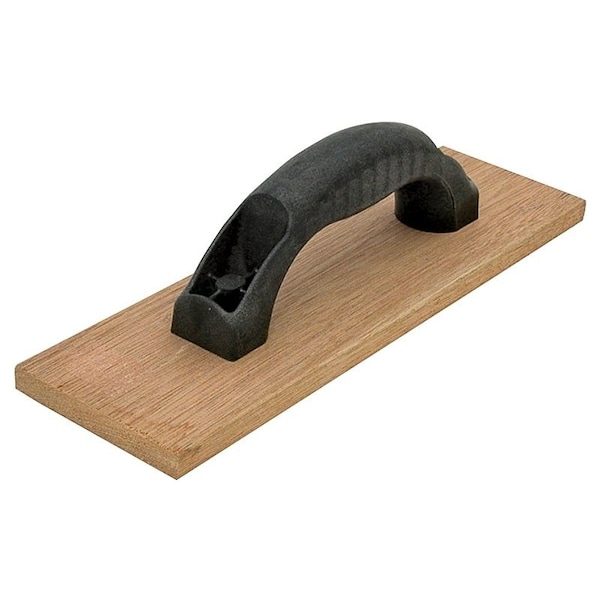 Marshalltown QLT Hand Float, 14in L Blade, 3-1/2in W Blade, 1/2in Thick Blade, Mahogany Blade, Structural Foam Handle - WF944