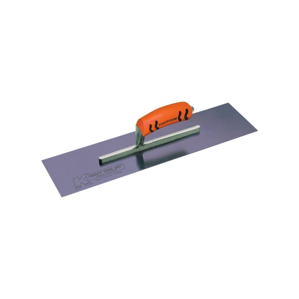 Kraft Tool Blue Steel Trowel-5 Rivets, 14"x4 - CF731BPF-5R