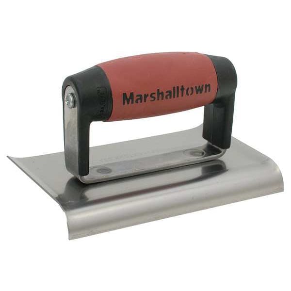 Marshalltown Hand Edger, 6 x 3 In, 3/8 In Radius, Steel - 136D