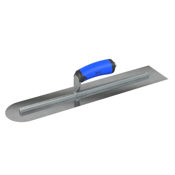 Steel City Trowels By Bon el, Square/Round End, Carbon Steel, 20 X 4, Comfort Grip - 67-263