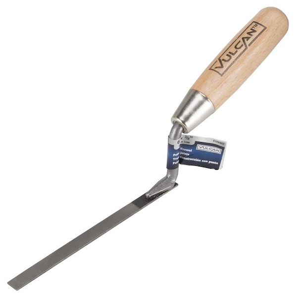 Vulcan Tuck Pointing Trowel, 6 in L, Steel, Ergonomic Handle - 16560