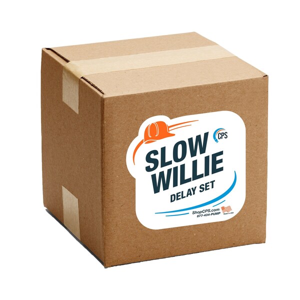 Concrete Pump Supply Slow Willie 3, Box= 20/ea. of 16oz. Bags, 20PK - SLOW_BX