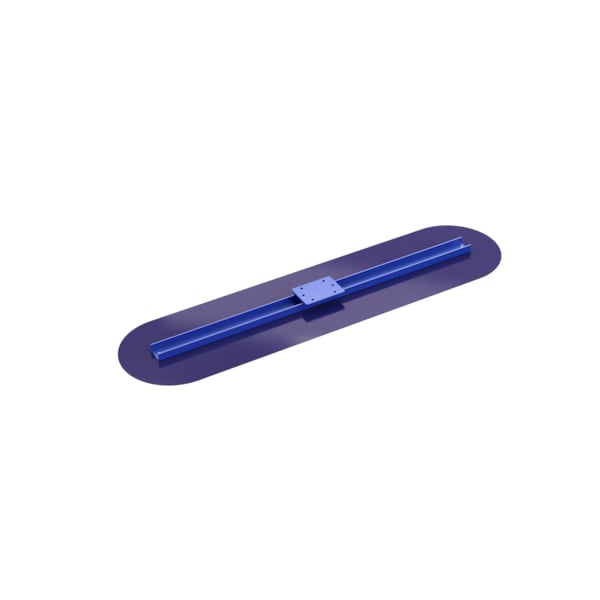 Bon Tool Bon 12-533 Big Blue Bull Trowel, Blue Steel 48" X 12" Rnd End - 12-533