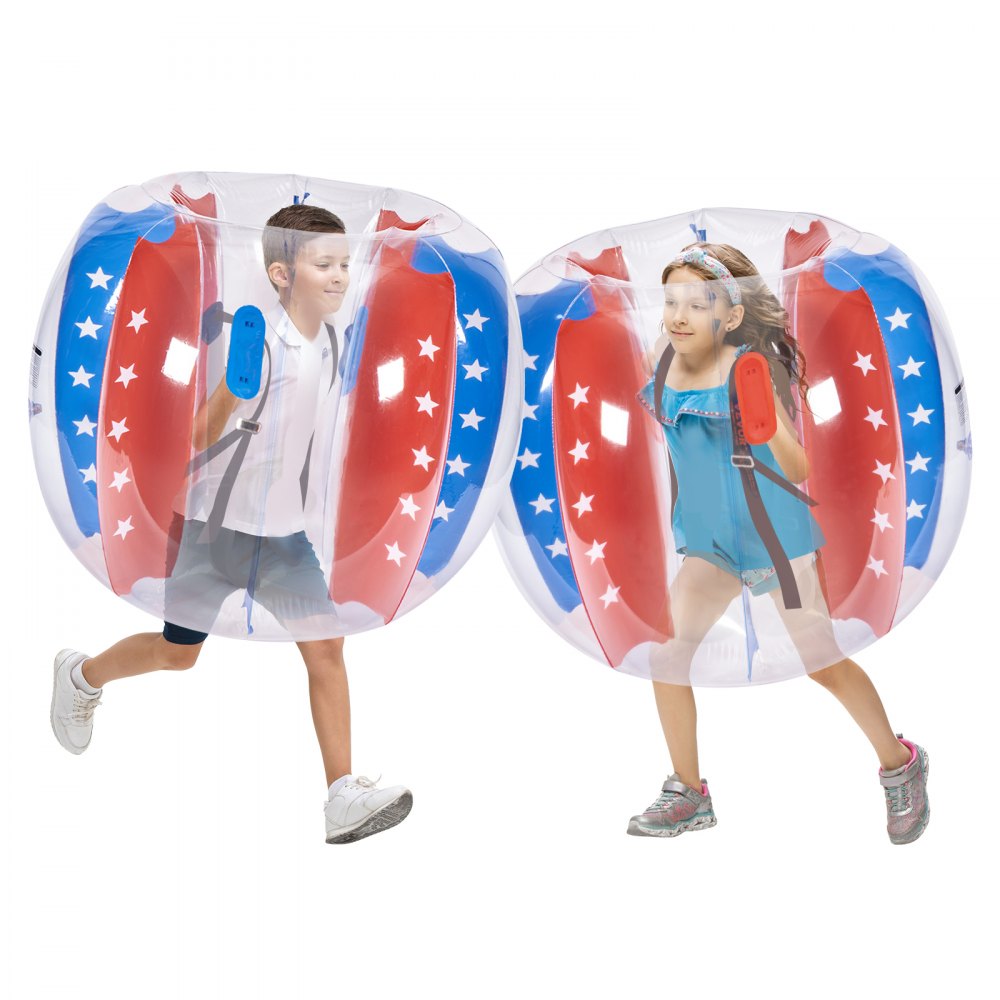 VEVOR Inflatable Bumper Balls 2-Pack 4FT/1.2M PVC Sumo Zorb Balls for Kid & Teen - QSNKCQPPQZJ4FCBLRV0