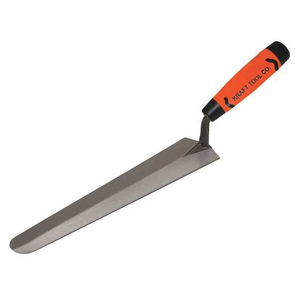 Kraft Tool Duck Bill Trowel, Square, 2 x 10 in, Steel - GG444PF