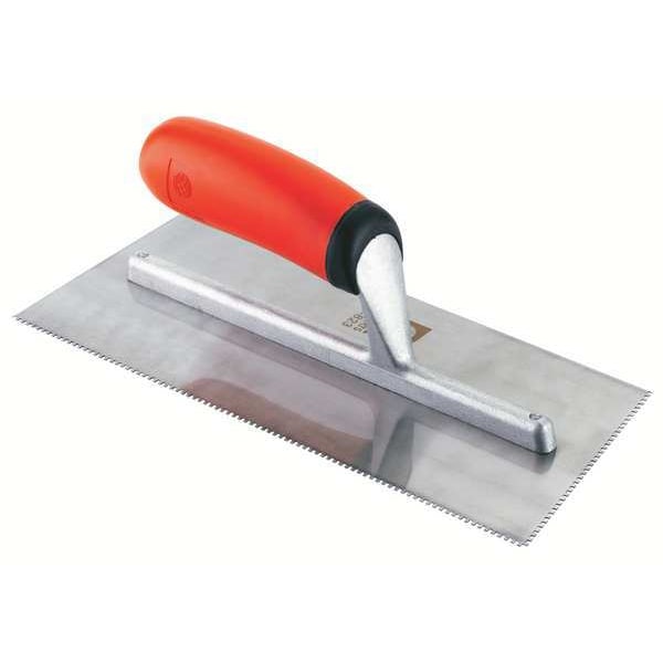 Roberts Trowel, Sq, 4-1/2 x 11 in, Steel/Cushioned - 10-823