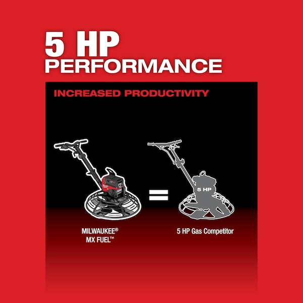Milwaukee Tool MX FUEL 36 in. Walk-Behind Trowel Kit - MXF336-3HD
