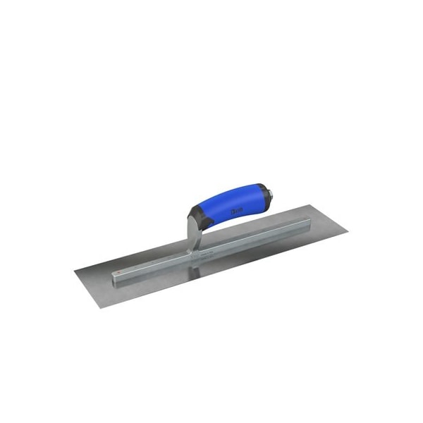 Bon Tool 67-231 Carbon Steel Finishing Trowels - Square End 11" x 4-1/2" with Comfort Wave Handle - 67-221