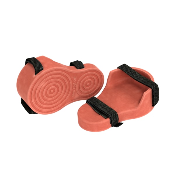 Bon Tool Bon 12-109 Knee Pads, Rubber W/HOOK AND LOOP Straps (Pr) - 12-109