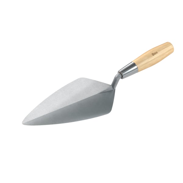 Bon Tool Bon 72-232 Brick Trowel, Carbon Steel Nl 10" Wood Handle - 72-232
