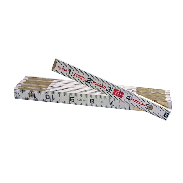 Bon Tool Bon 11-464 Rule, Wood, Modular Spacing, 6 Foot - 11-464