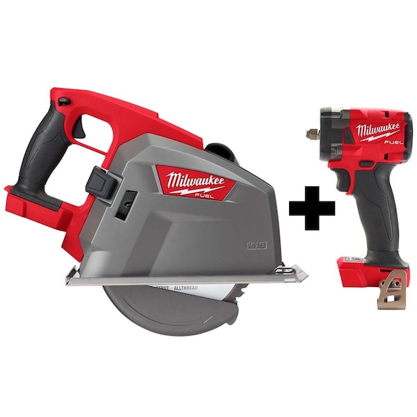 Milwaukee Tool M18 Fuel 8" Metal Circ Saw, 3/8" CPIQ - 2982-20, 2854-20