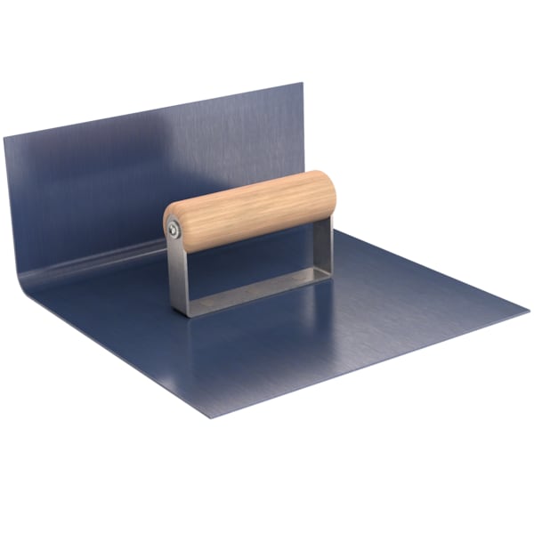 Bon Tool Cove Tool, Inside 9" X 9", 1/2" Radius 4" Lip Wood Handle - 12-528