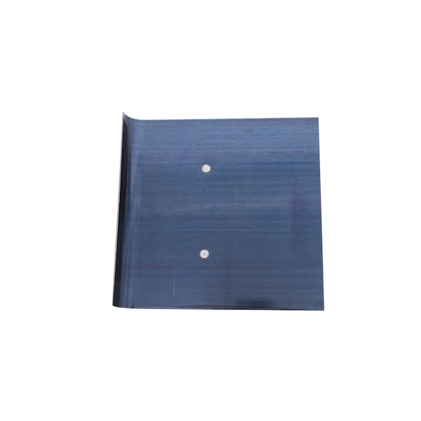 Marshalltown Concrete Hand Edger, Blue Steel Hand Edger, Straight End Edger, 6 x 6 inch Edger, 1/2 inch Radius - 163BD