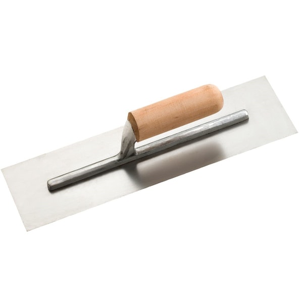All-Source 4 In. x 14 In. Finishing Trowel with Basswood Handle - 322573