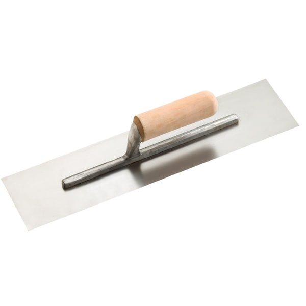 All-Source 4 In. x 16 In. Finishing Trowel with Basswood Handle - 322591