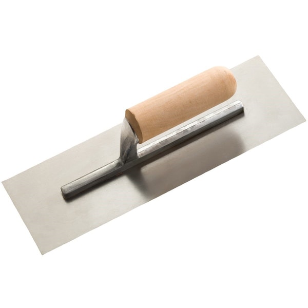All-Source 4-1/2 In. x 12 In. Finishing Trowel with Basswood Handle - 322537