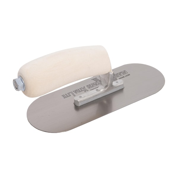 Marshalltown Pool Trowel, Carbon Steel, Concrete Trowel, 10 x 3 inch Trowel, 3 Rivets - SP10