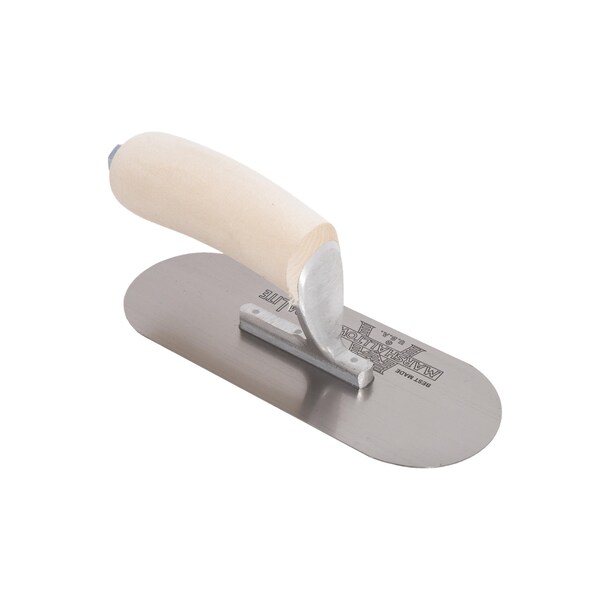 Marshalltown Pool Trowel, Carbon Steel, Concrete Trowel, 10 x 3 inch Trowel, 3 Rivets - SP10