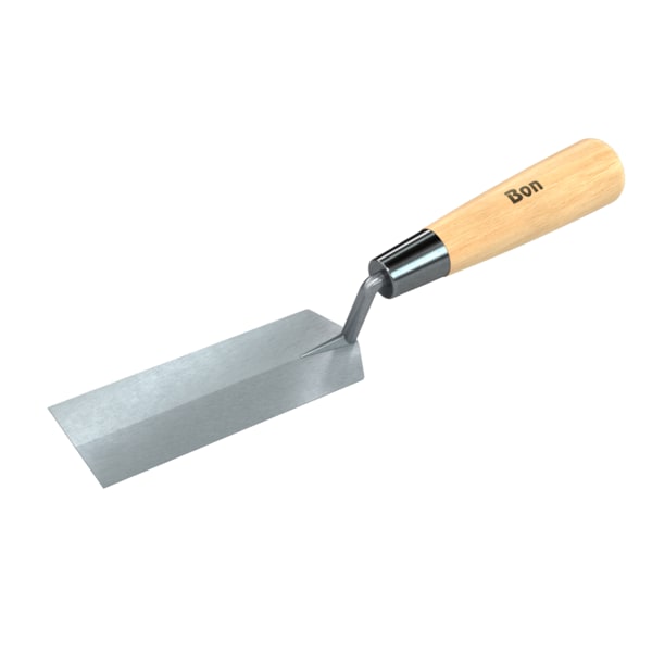 Bon Tool Margin Trowel, Carbon Steel 5" X 1 1/2" Wood Handle - 11-630
