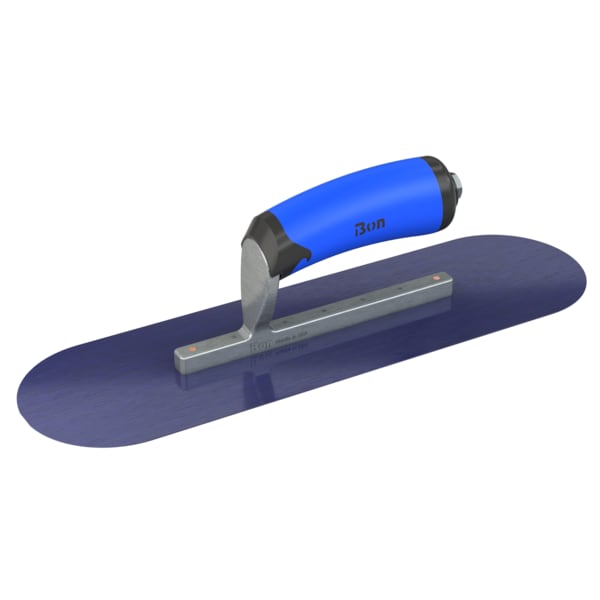 Steel City Trowels By Bon Bon 67-164 Pool Trowel, Blue Steel, 14 X 4, Comfort Grip - 67-164