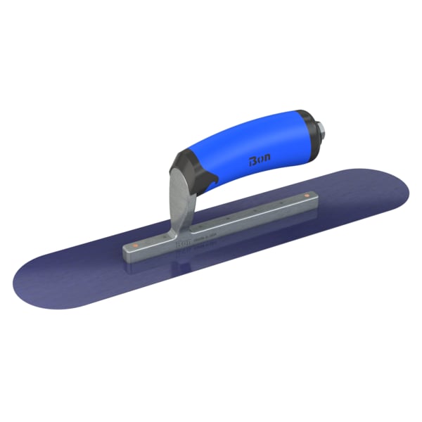 Steel City Trowels By Bon Bon 67-163 Pool Trowel, Blue Steel, 14 X 3, Comfort Grip - 67-163
