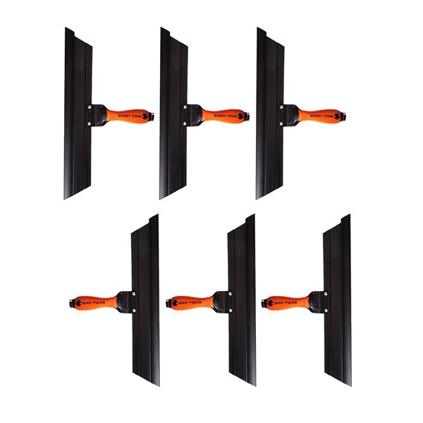 Kraft Tool Co. GG244 18 in. Squeegee Trowel, 6PK - GG244-6