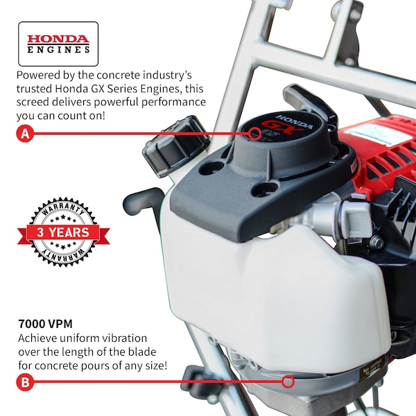 Tomahawk Power Honda Screed And 16ft Pro Blade - TVSA-H + TSB16-P