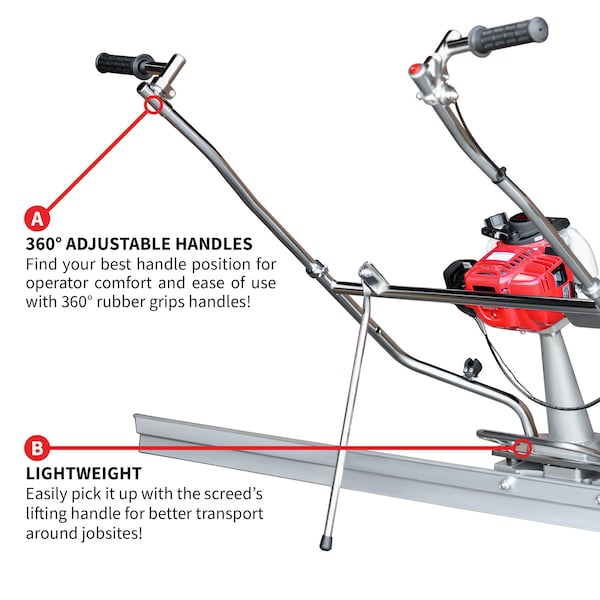 Tomahawk Power Honda Screed And 16ft Pro Blade - TVSA-H + TSB16-P