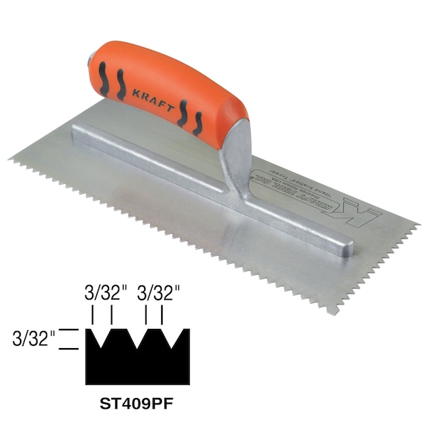 Superior Tile Cutter And Tools Flat-Top V-Notch, 3/32" x 3/32" x 3/32 - ST409PF