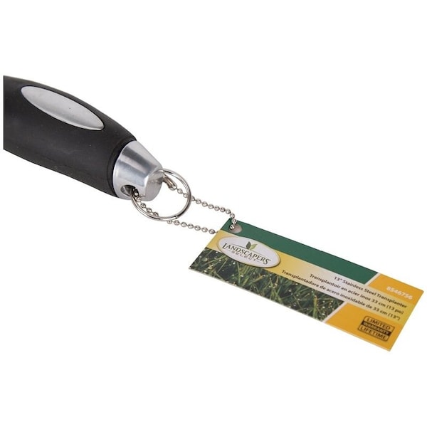 Landscapers Select Garden/Transplanting Trowel, 5-1/4 in L Blade, 2-3/4 in W Blade, Stainless Steel Blade - GT930BS
