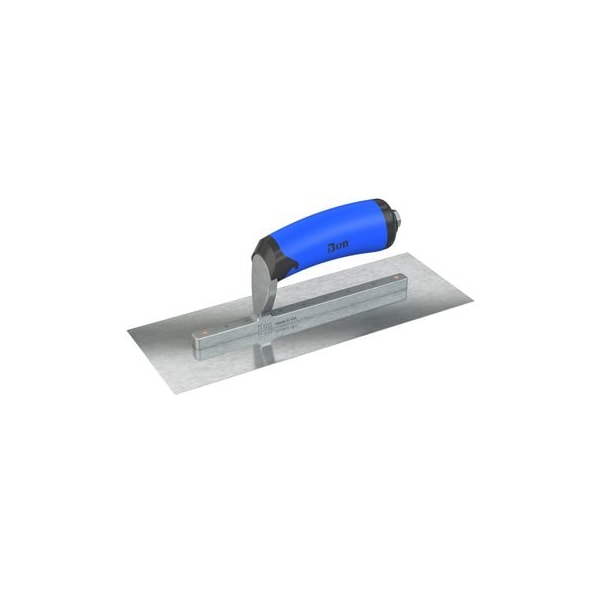 Bon Tool Razor Stainless Steel Finishing Trowel - Square End - 11" x 4.5" with Comfort Wave Handle - 67-303