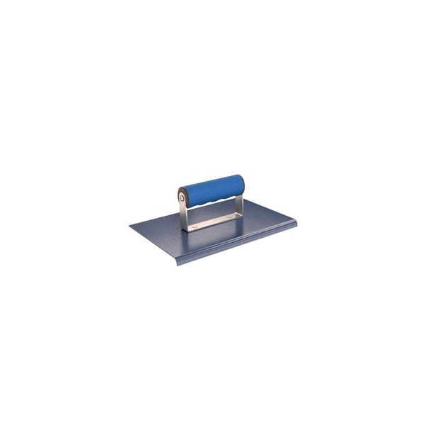 Bon Tool Edger, Blue Steel 9" X 6", 1/4" Radius 3/8" Lip Comfort Grip Handle - 22-732