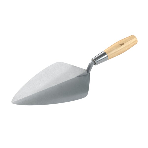 Bon Tool Bon 72-602 Brick Trowel Forged 10" Wide London Wood Handle - 72-602