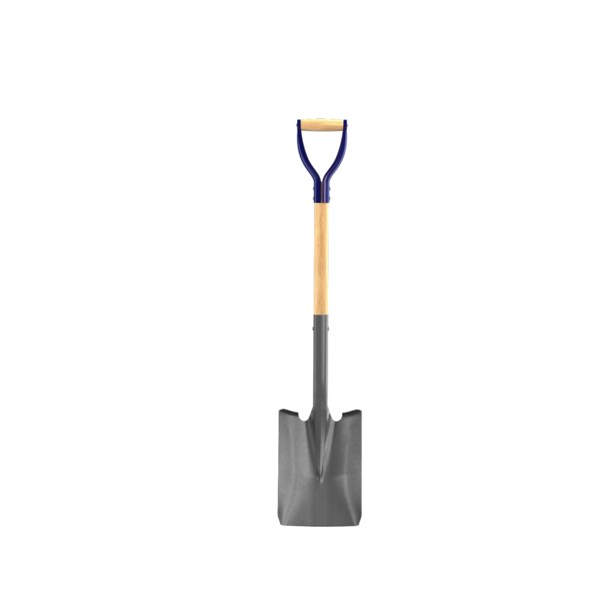 Bon Tool Bon 14-263 Shovel, Squareuare Point 27" D Wood Handle - 14-263