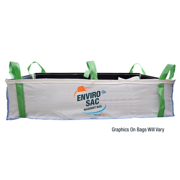 Concrete Pump Supply Self Standing XL Pump Bag Lined, 72'', 1830mm x 42'', 1066mm x 16''/406mm - BAG_PU_OT